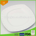 square etched ceramic plate,ceramic plate with etched design